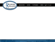 Tablet Screenshot of delawareappliance.com